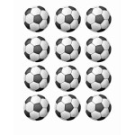 Discos de futebol com 12 mini-açúcar