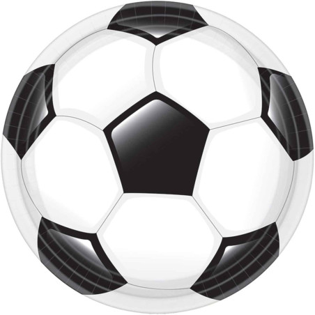 pratos de futebol de aniversário