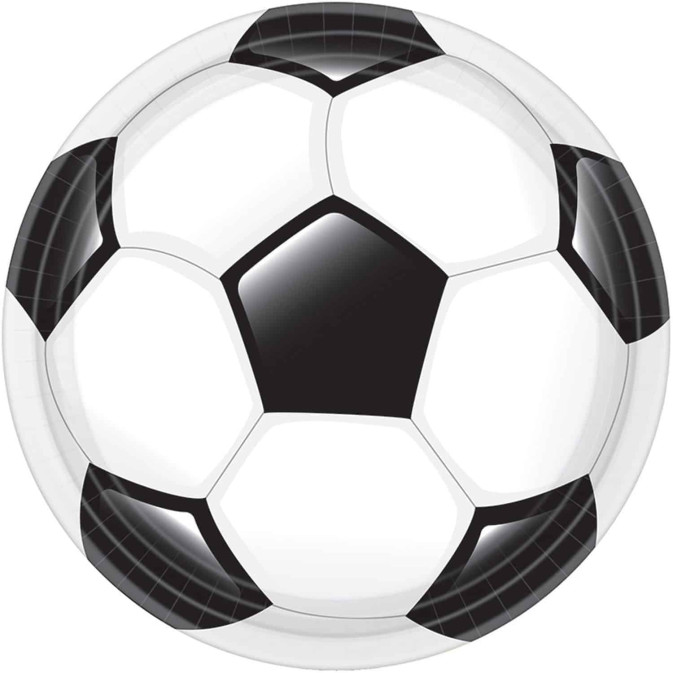 pratos de futebol de aniversário
