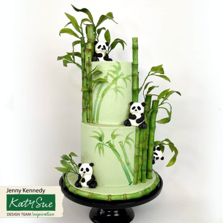 ideia de bolo de panda