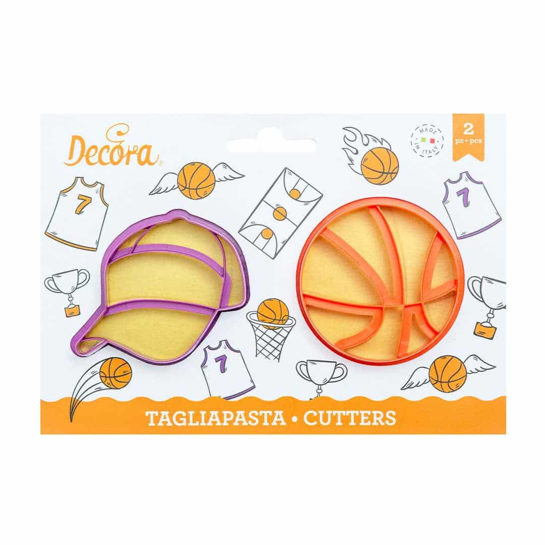 kit cortador de biscoitos de basquete