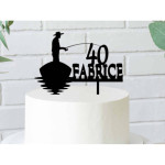 topo de bolo com tema de pesca para personalizar