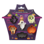 6 mini cortadores de massa para o Halloween