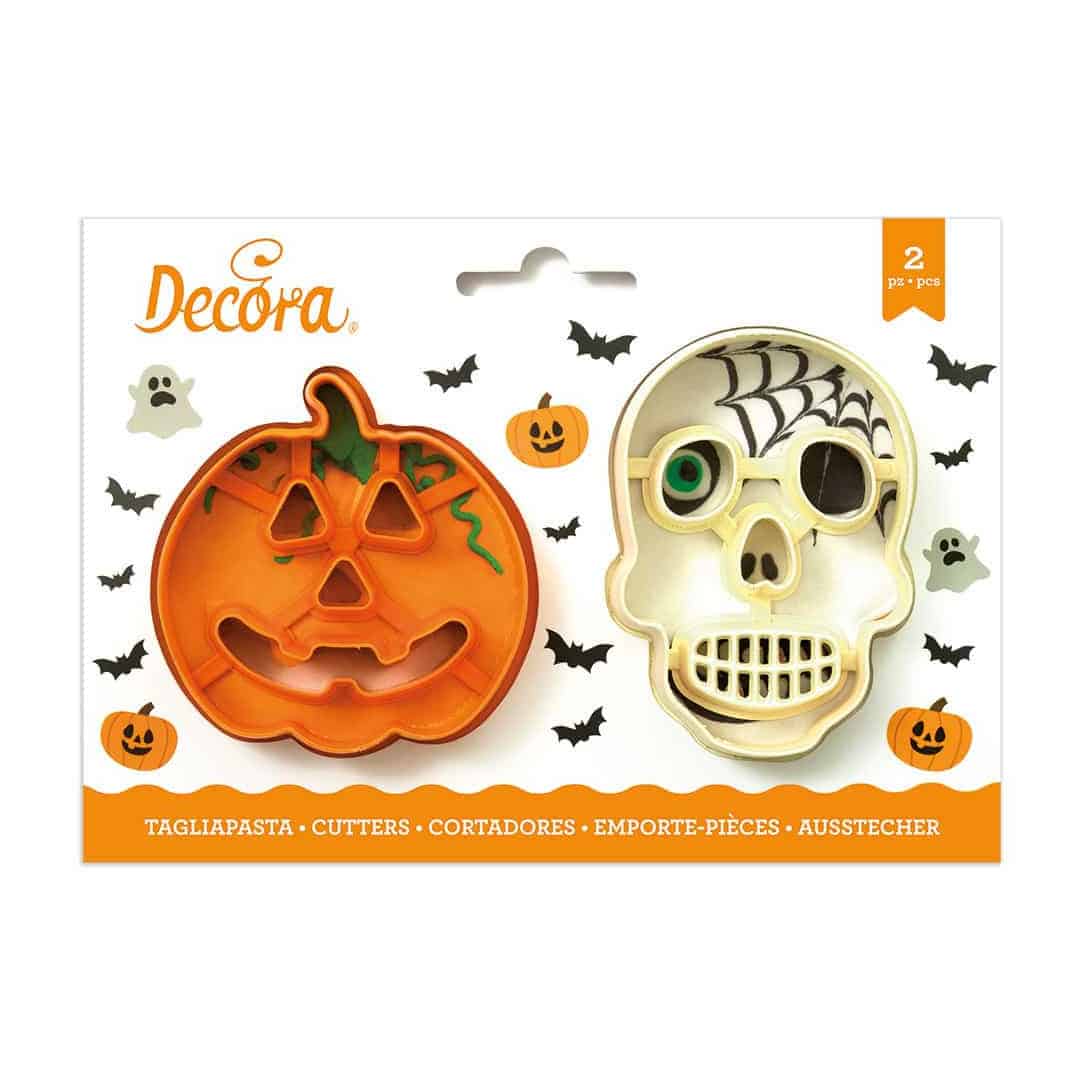 2 cortadores de macarrão para o Halloween