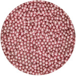 Pérolas de açúcar rosa metálico - bolinhos divertidos
