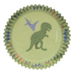 48 forminhas de cupcake de dinossauro