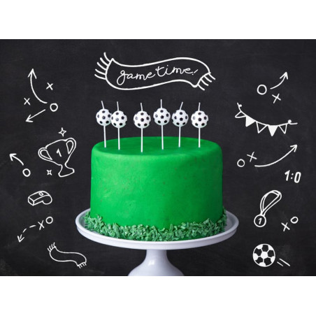 ideia de bolo de futebol