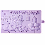 flores trepadeiras em molde de silicone