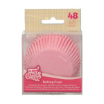 48 forminhas de cupcake rosa