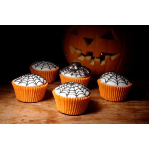 75 caixas simples de cupcake de Halloween
