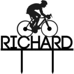 topo de bolo ciclista para personalizar