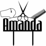 penteado para topo de bolo para personalizar