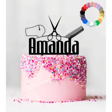 ideia de bolo de penteado