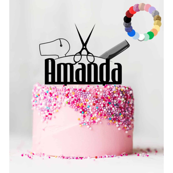 ideia de bolo de penteado
