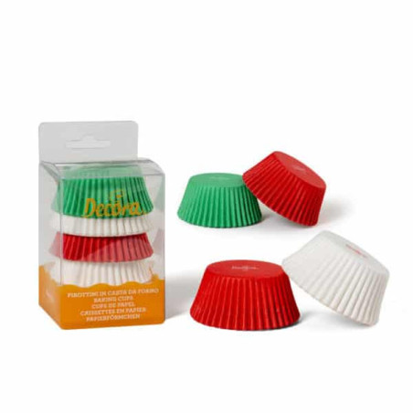 75 forminhas de cupcake de Natal simples