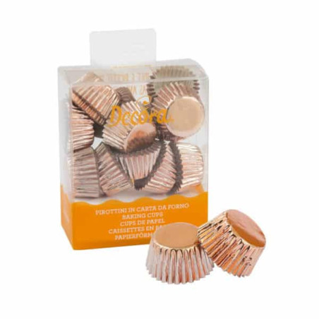 Caixas de chocolate em ouro rosa 180