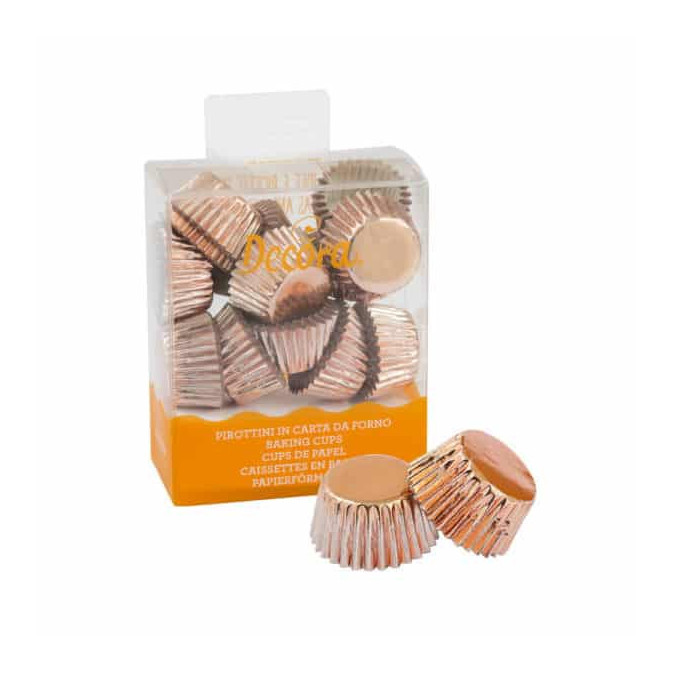 Caixas de chocolate em ouro rosa 180
