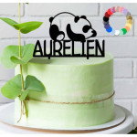 ideia de bolo panda personalizado