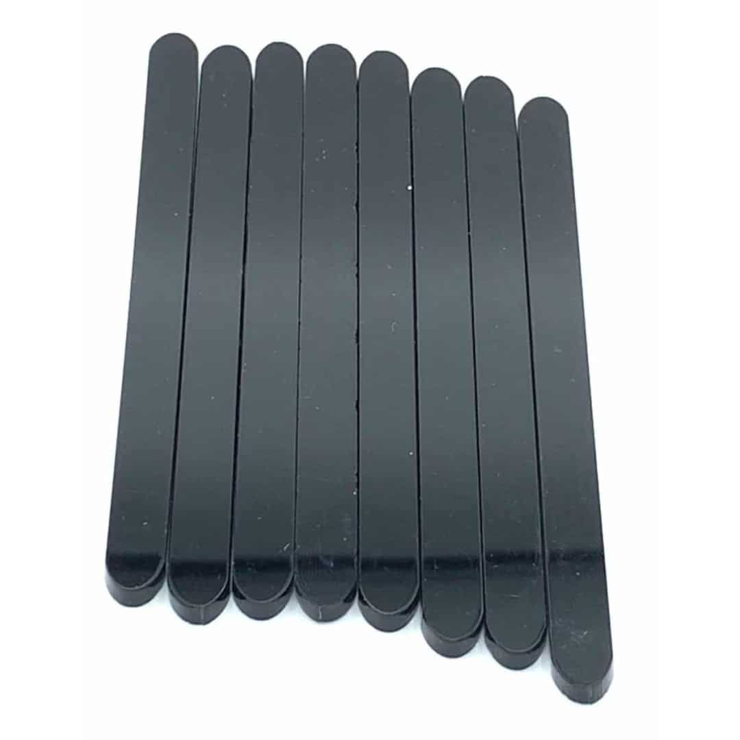 palitos de sorvete preto
