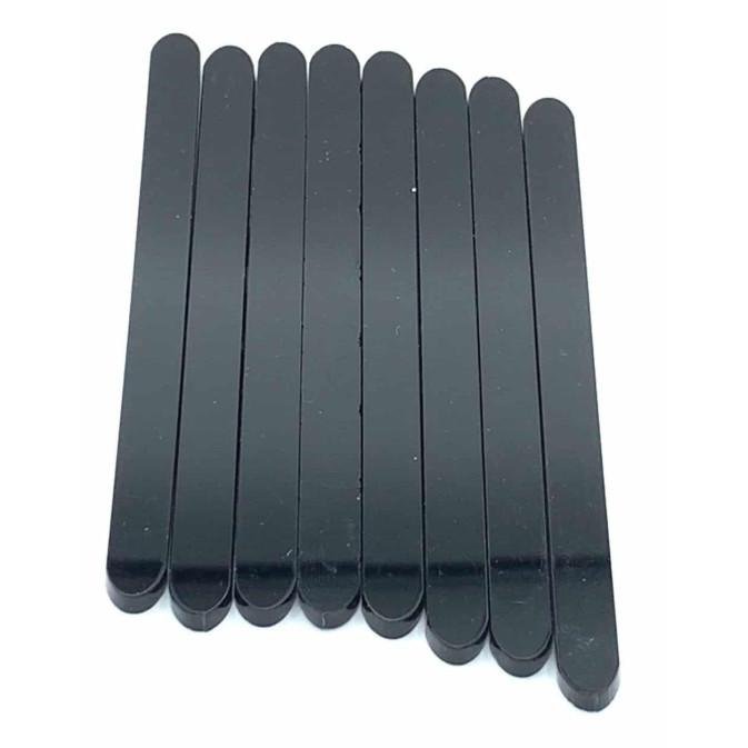 palitos de sorvete preto