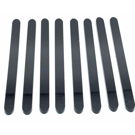 palitos de sorvete preto
