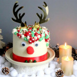 bolo de natal de renas