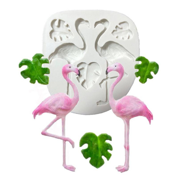 molde-de-modelar-flamingo-para-pasta-de-açúcar
