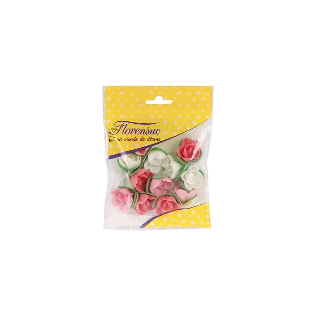 12 rosas ázimo com folhas