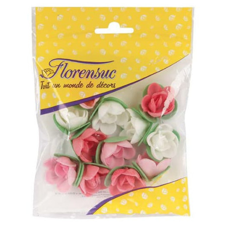 12 rosas ázimo com folhas