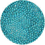 Pérolas de açúcar azul metálico - 80g