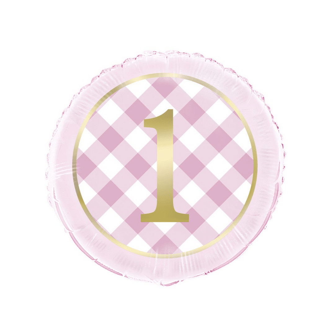 aniversário-balão-1-ano-rosa-vichy