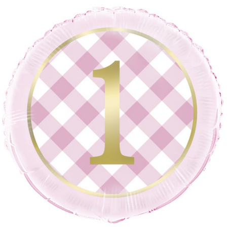 aniversário-balão-1-ano-rosa-vichy