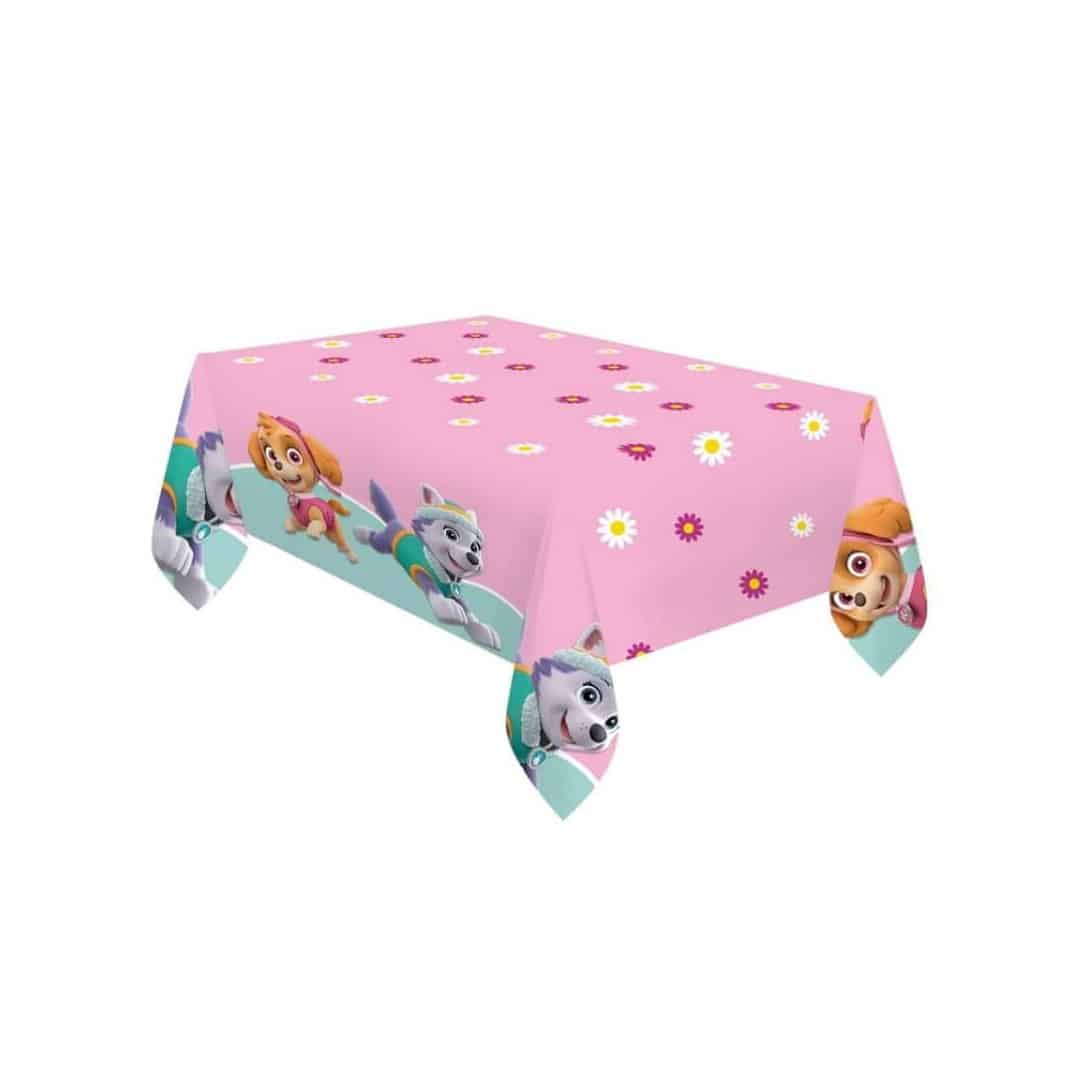 toalha de mesa feminina da Patrulha Canina