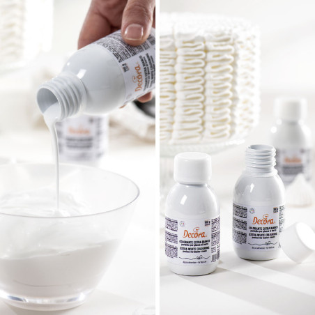 corante alimentar branco em gel