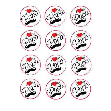 discos-cupcakes-dia dos pais