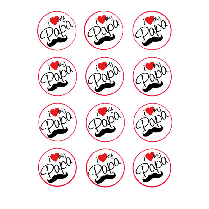 discos-cupcakes-dia dos pais
