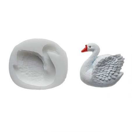 molde de modelagem de cisne