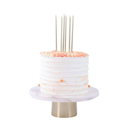 velas de aniversário de ouro