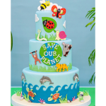bolo de animal selvagem