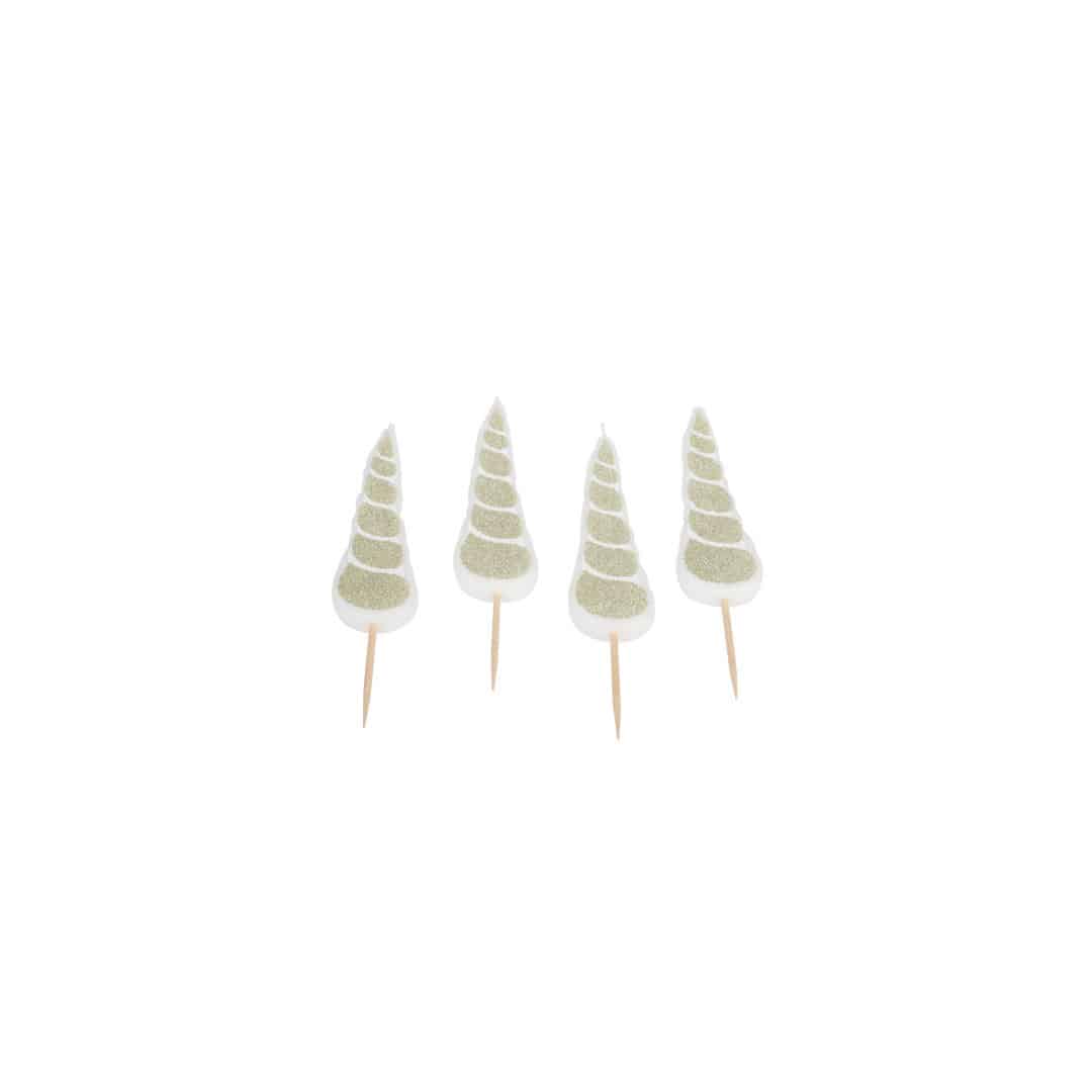 velas de chifre de unicórnio
