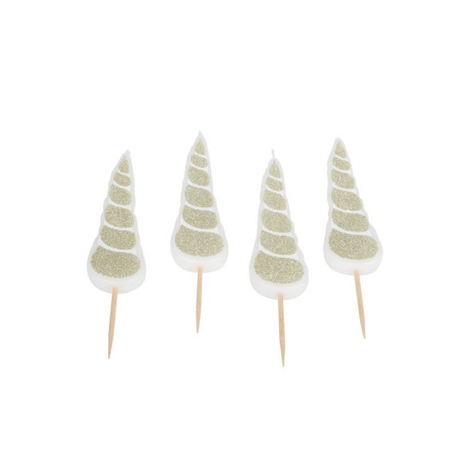 velas de chifre de unicórnio