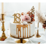 bolo de 18 anos