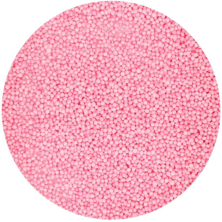 Mini-pérolas-de-açúcar rosa