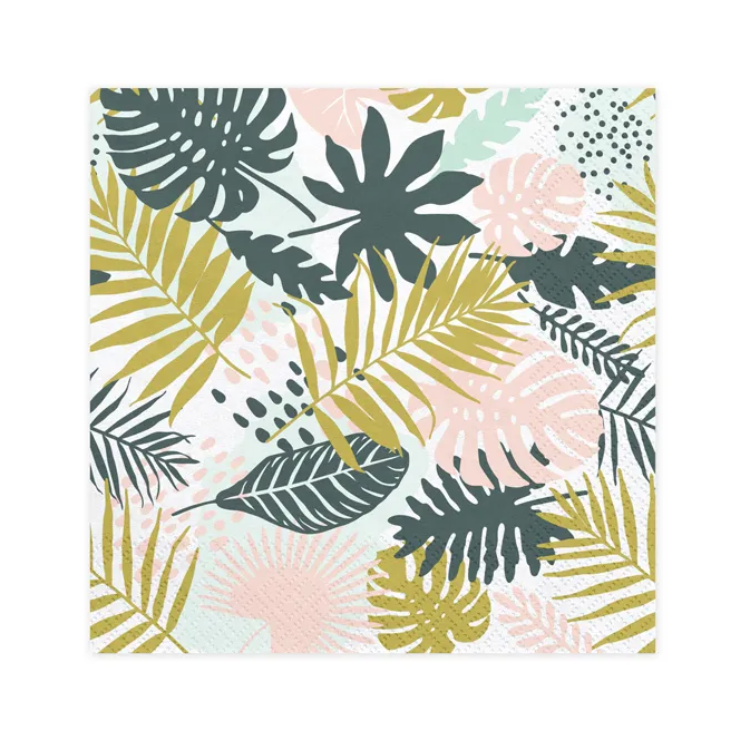 guardanapos de papel aloha
