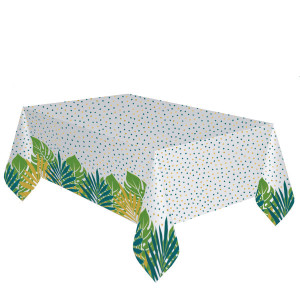 toalha de mesa tropical