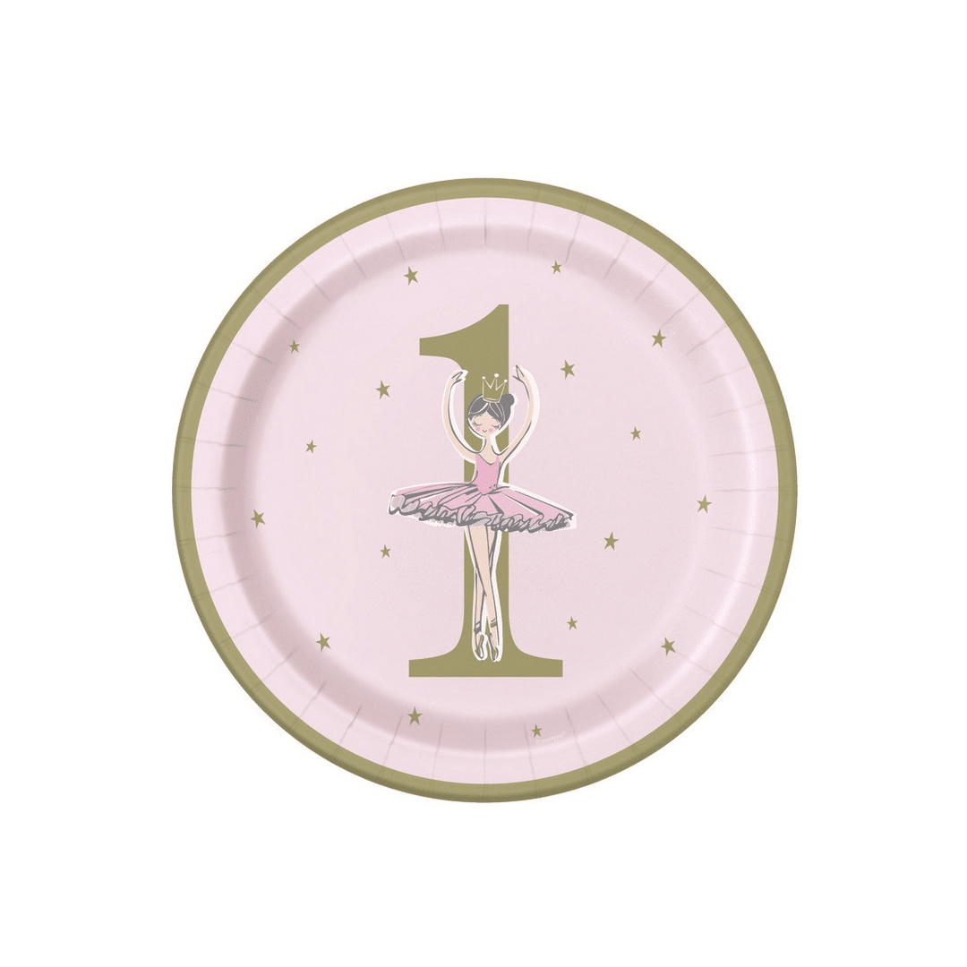 placas-de-aniversário-1-ano-bailarina-rosa