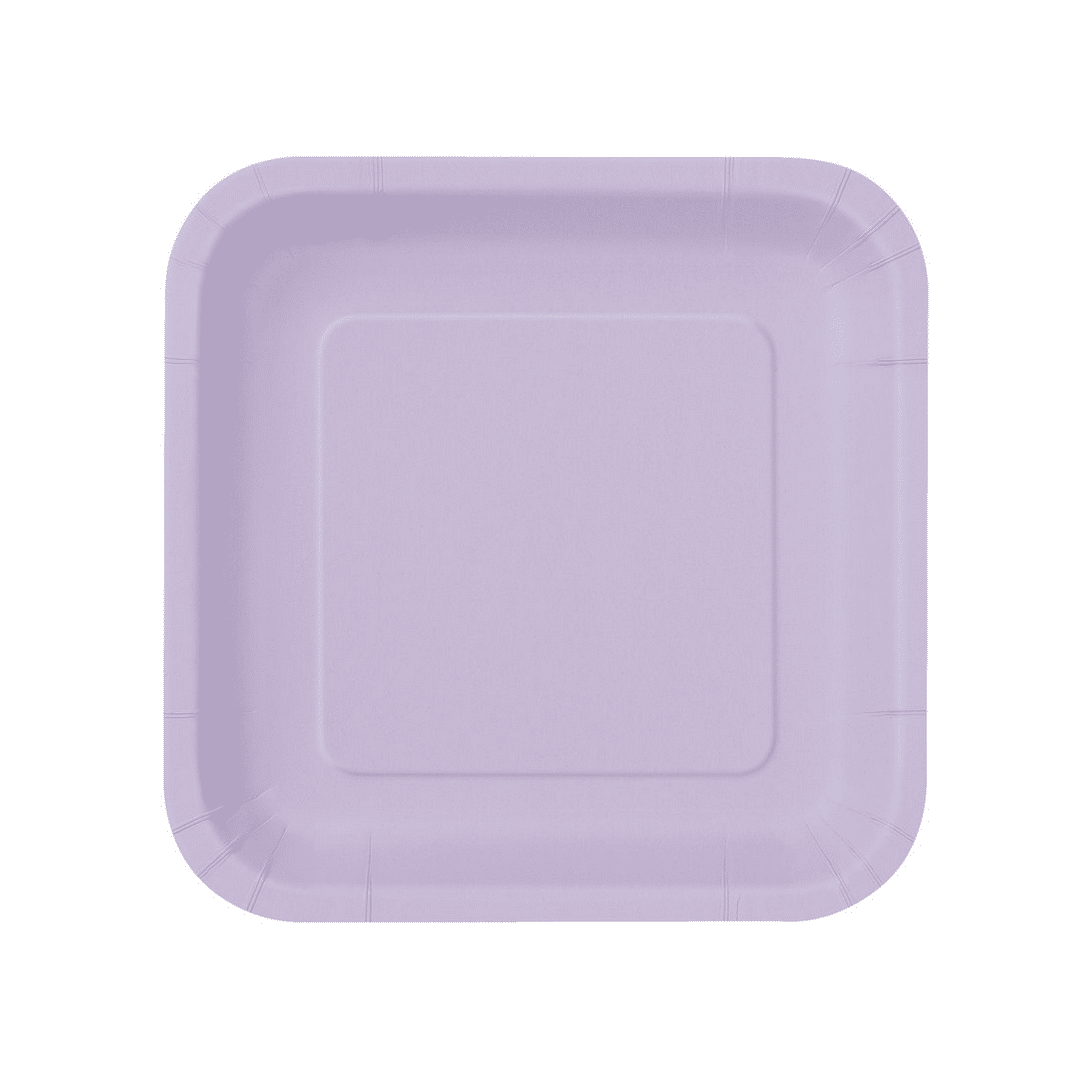 placas quadradas lilases
