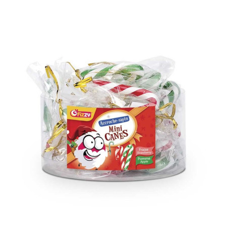 Mini bastões de doces de Natal
