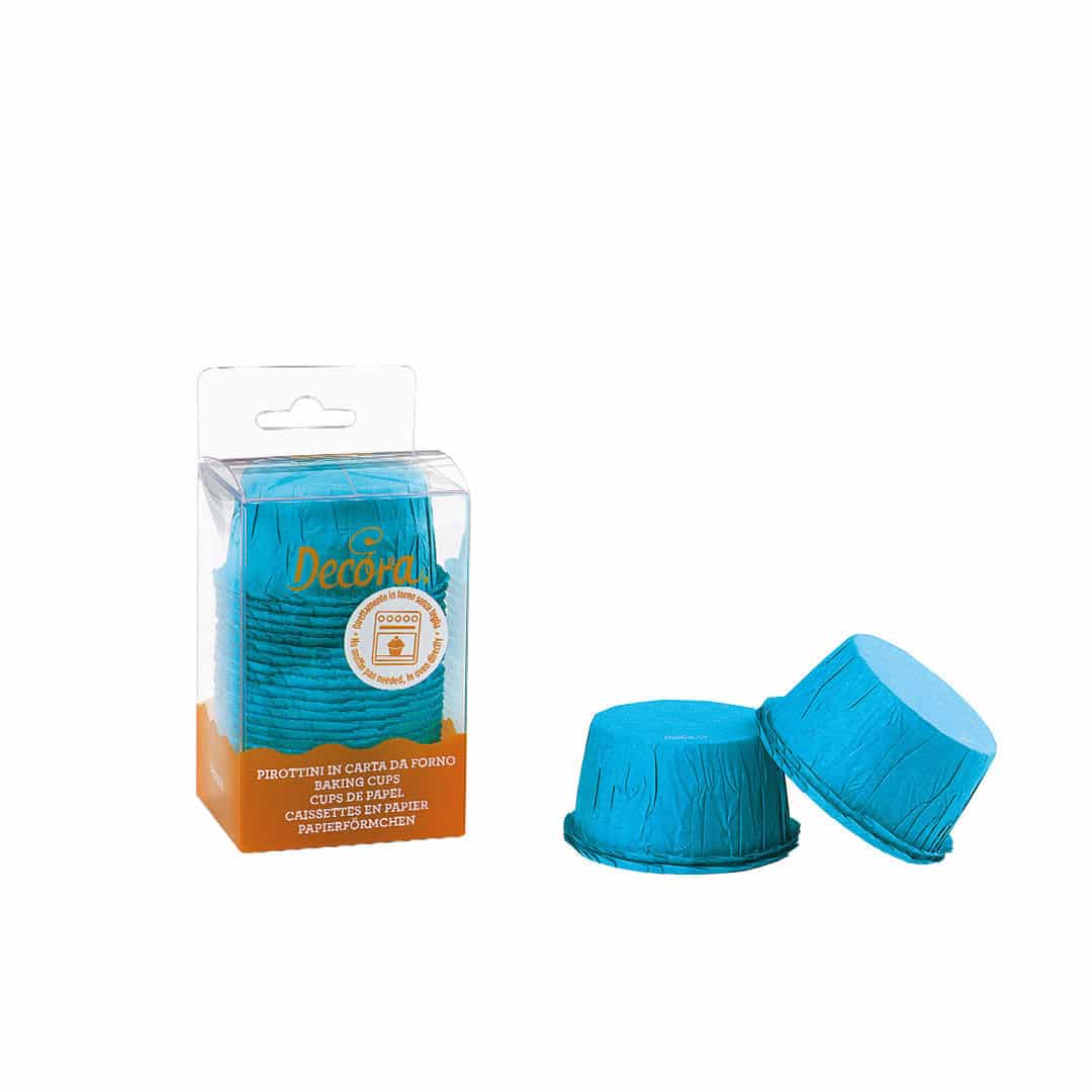 caixas de muffin azul