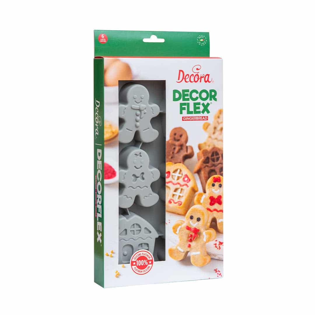 molde de silicone para pão de gengibre